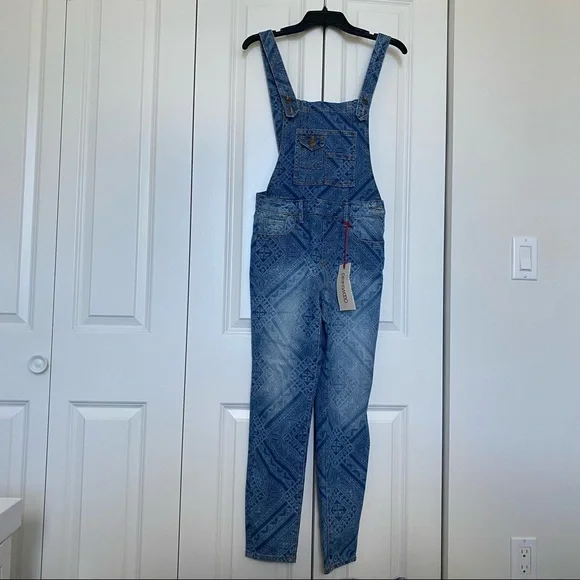 NWT Anthroplogie Driftwood Farrah Denim Overalls